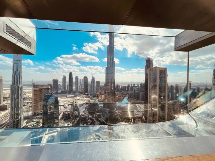 Burj Khalifa view from Sky Views Observatory Dubai Burj Khalifa view from Sky Views Observatory Dubai
