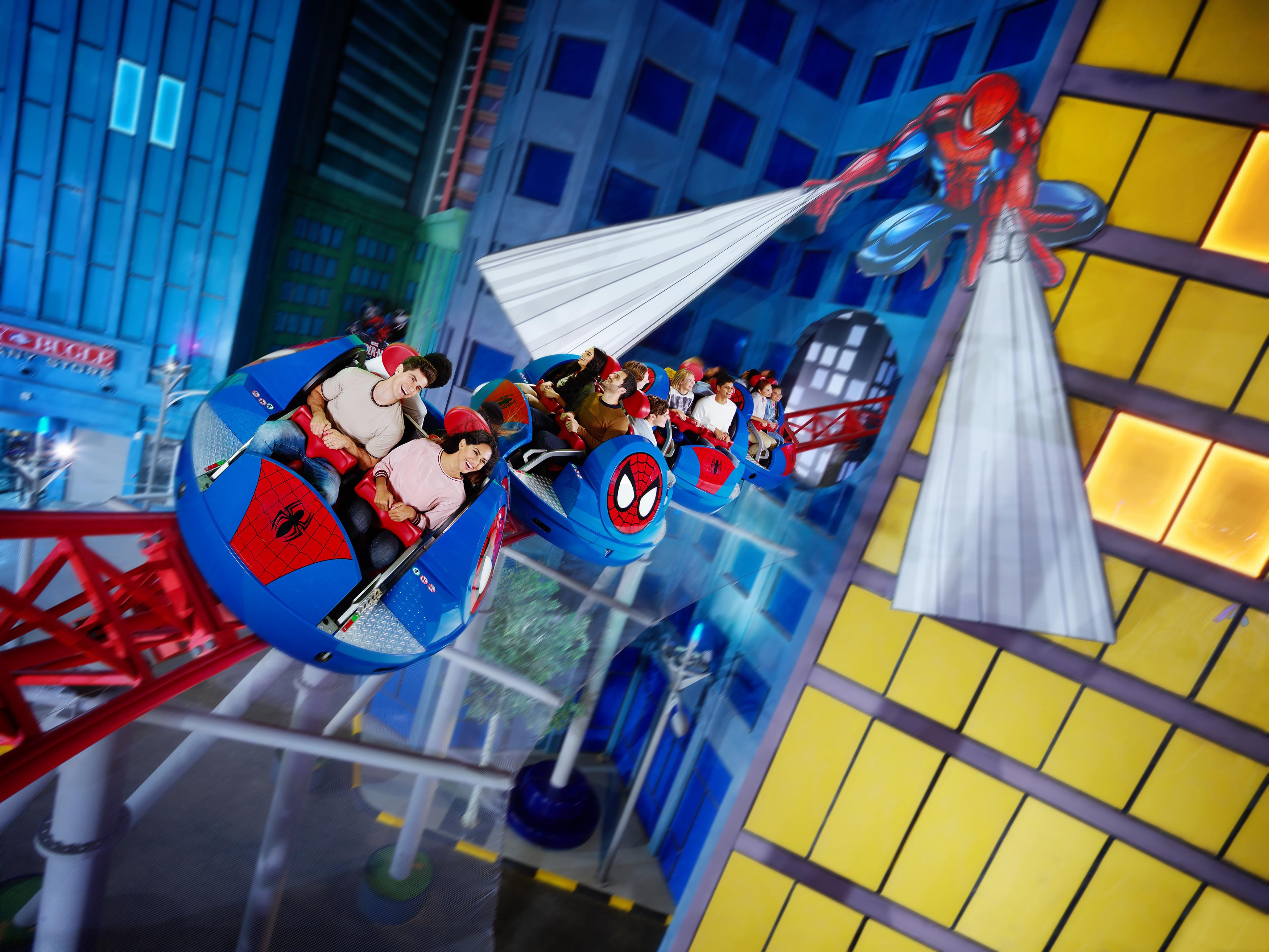 IMG Worlds of Adventure Dubai Spider man IMG Worlds of Adventure Dubai Spider man