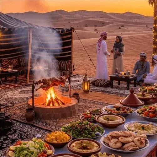 Dubai desert safari live BBQ Dubai desert safari live BBQ