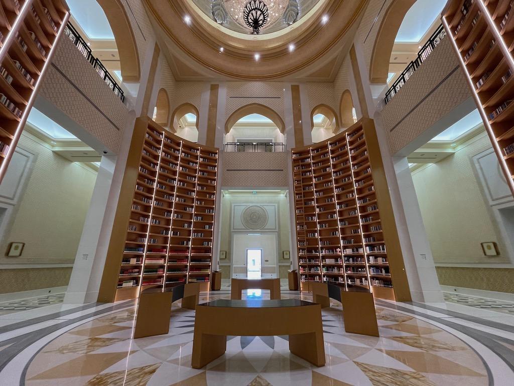 Qasr Al Watan Library in Abu Dhabi Qasr Al Watan Library in Abu Dhabi