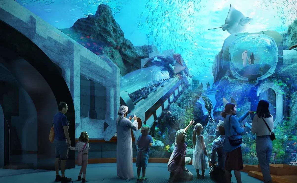 Aquarium at SeaWorld Abu Dhabi Aquarium at SeaWorld Abu Dhabi
