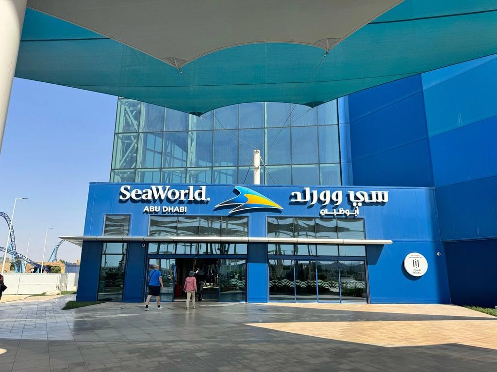 Entrance of SeaWorld Abu Dhabi Entrance of SeaWorld Abu Dhabi